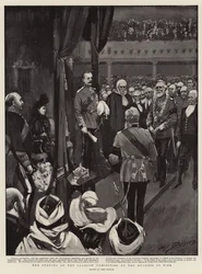 De opening van de Glasgow-tentoonstelling door de hertogin van Fife